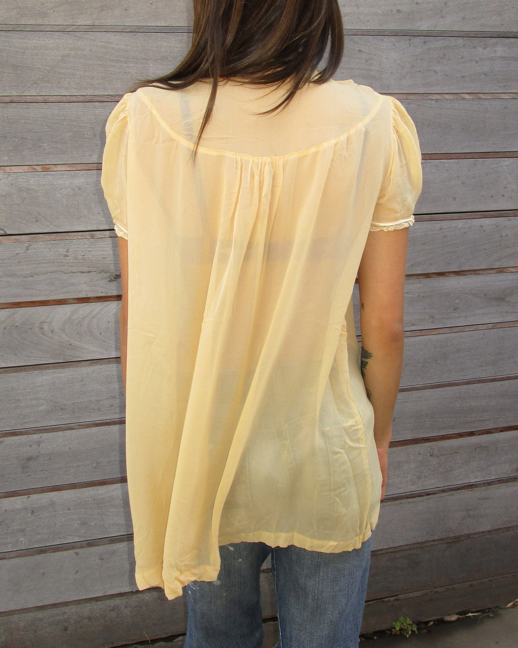 vintage babydoll blouse