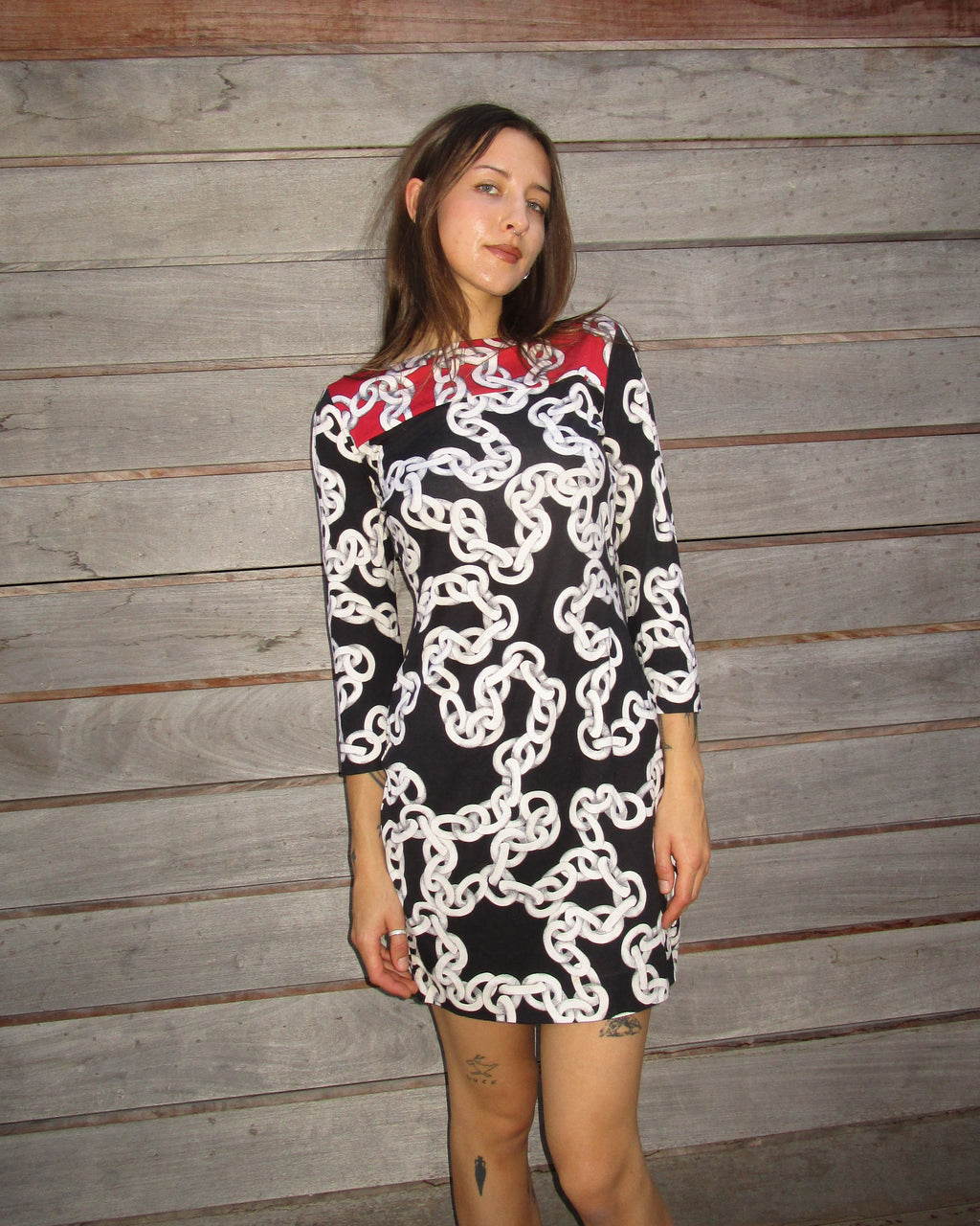 diane von furstenberg chain dress