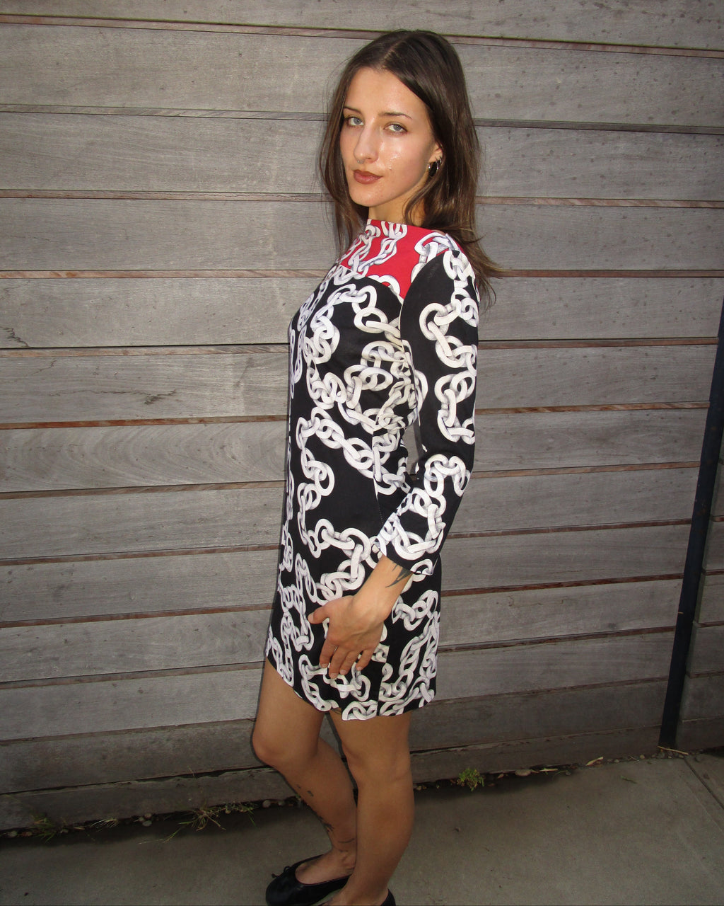 diane von furstenberg chain dress