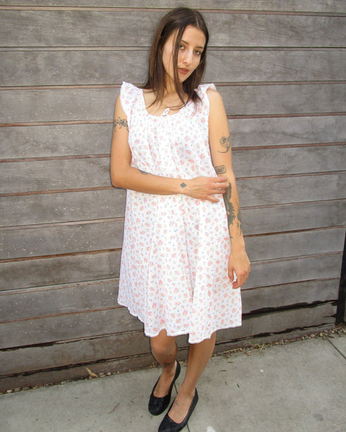 1960s floral nightgown