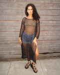 crochet net dress