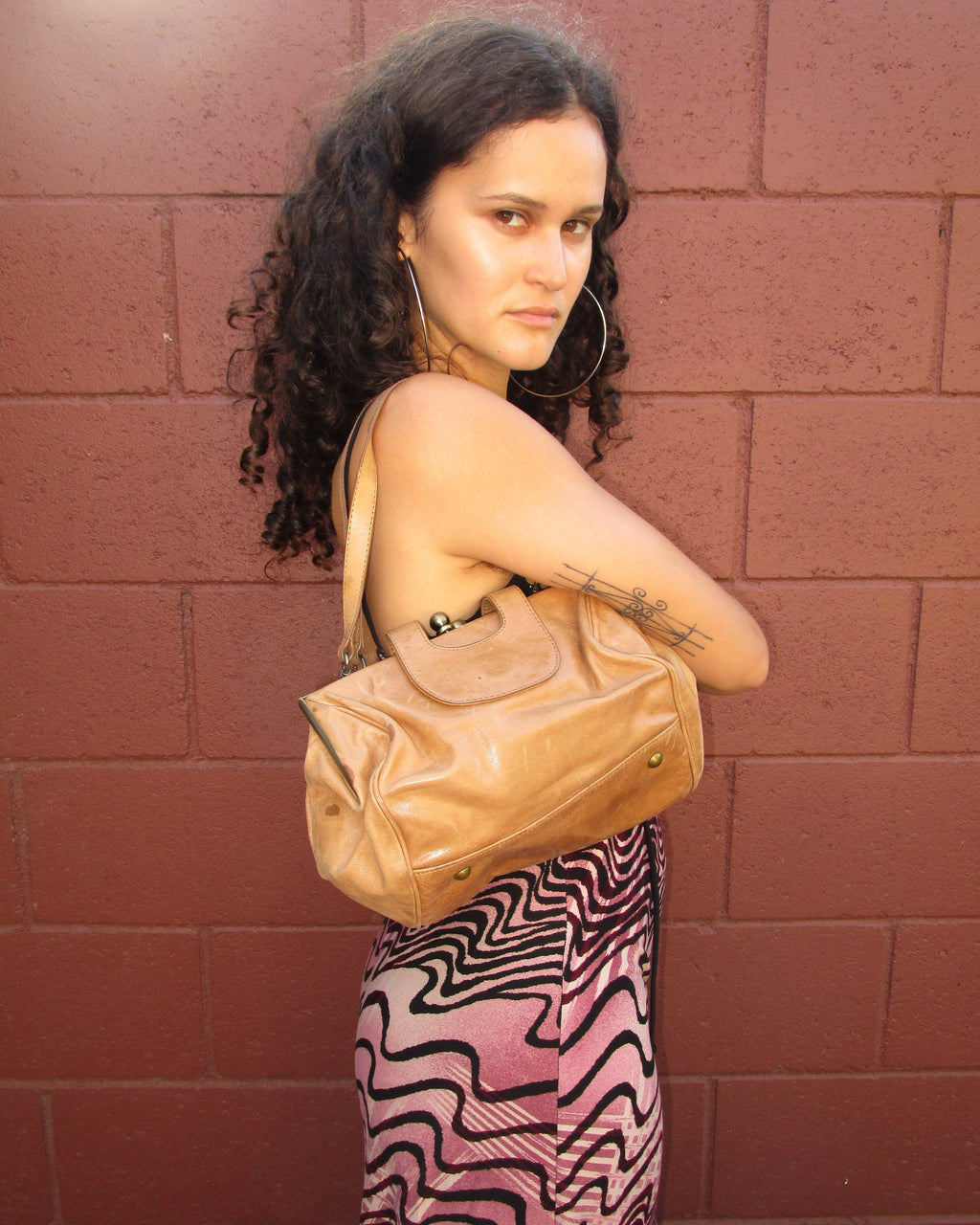 90s leather purse