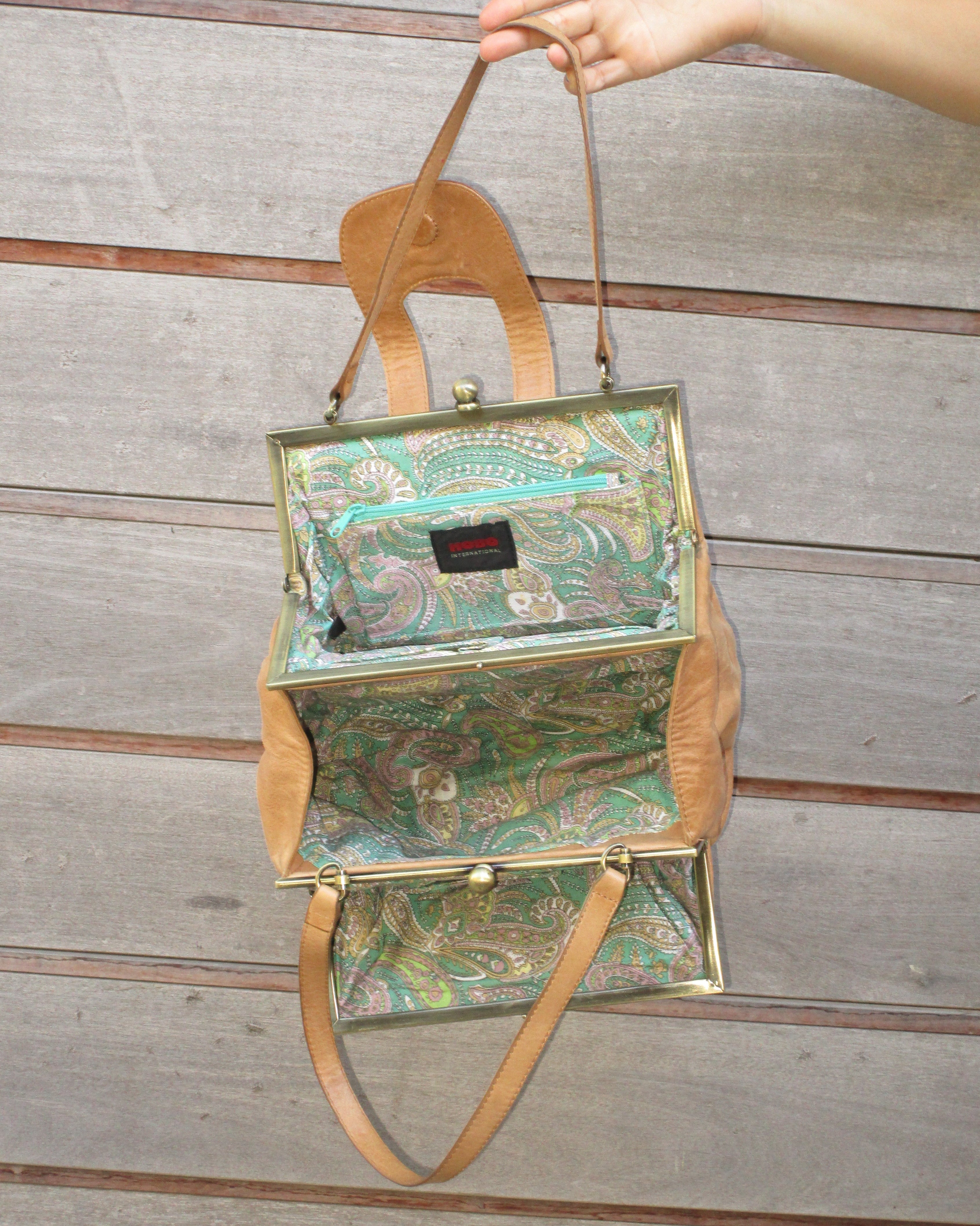 90s leather purse