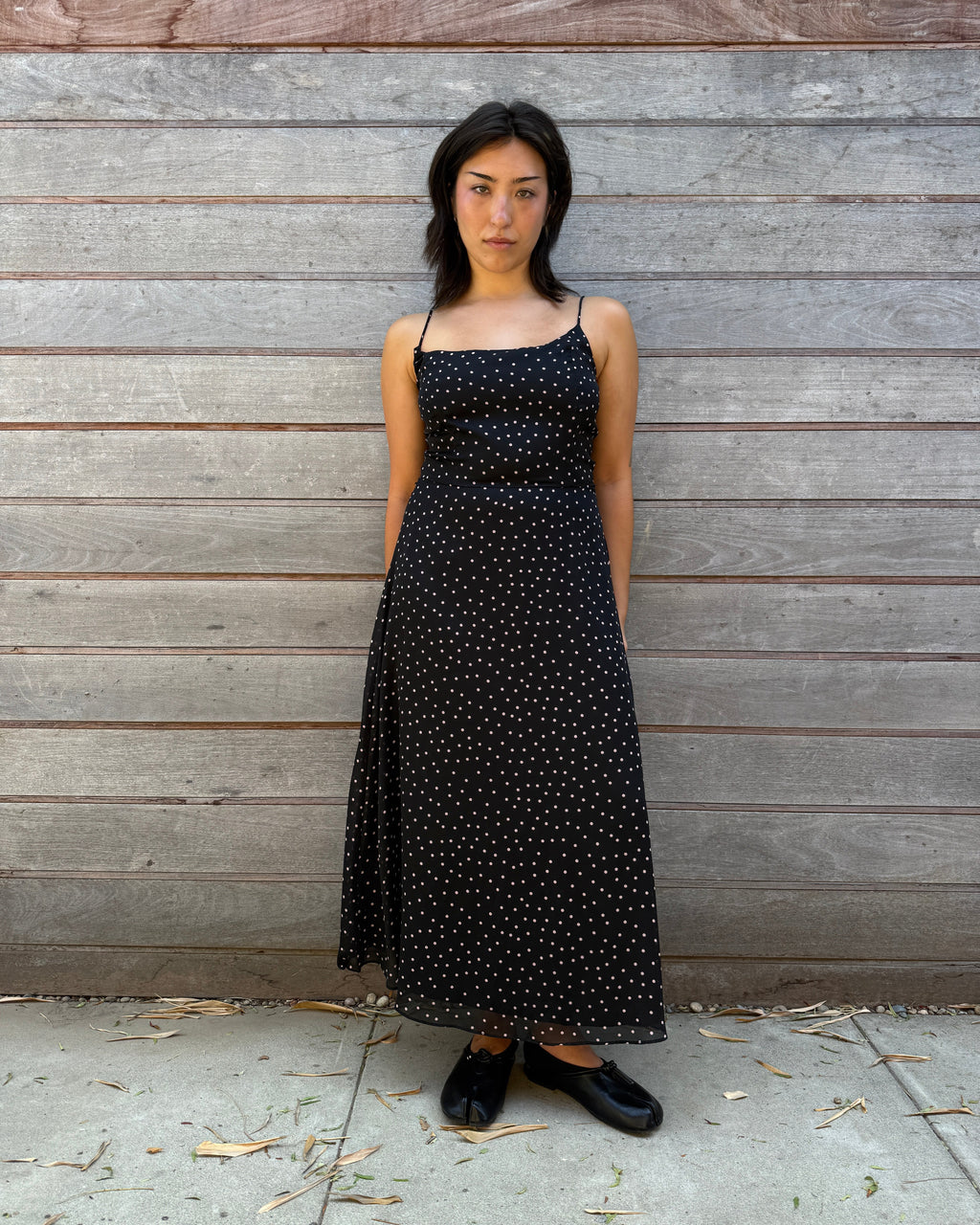 90s polka dot dress