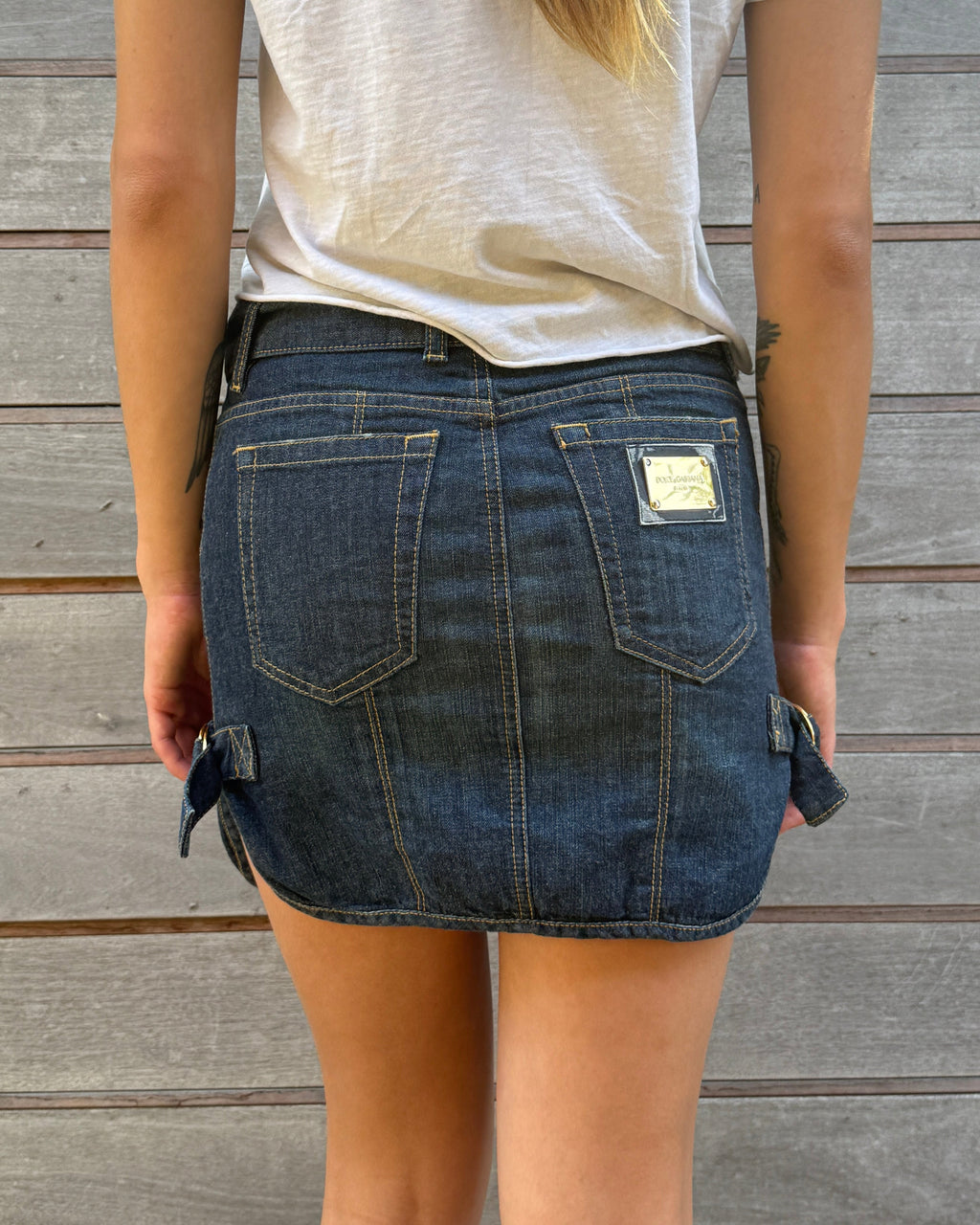 y2k dolce & gabbana skirt